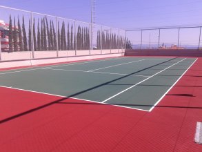 Tennis court construction