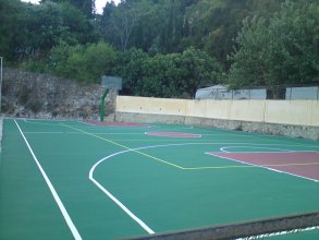Basketball court construction