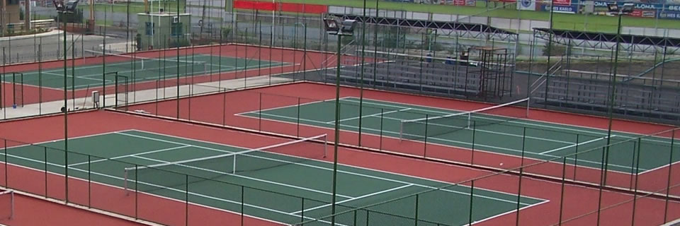 Outdoor tennis courts