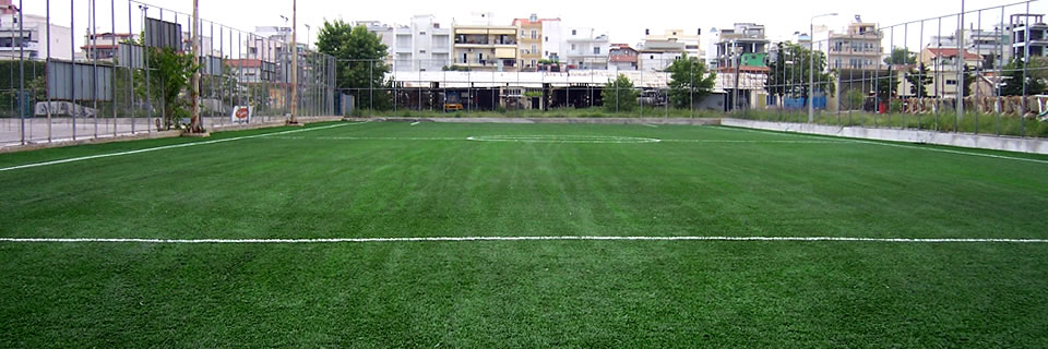 Artificial turf for soccer field, Evosmos, Thessaloniki