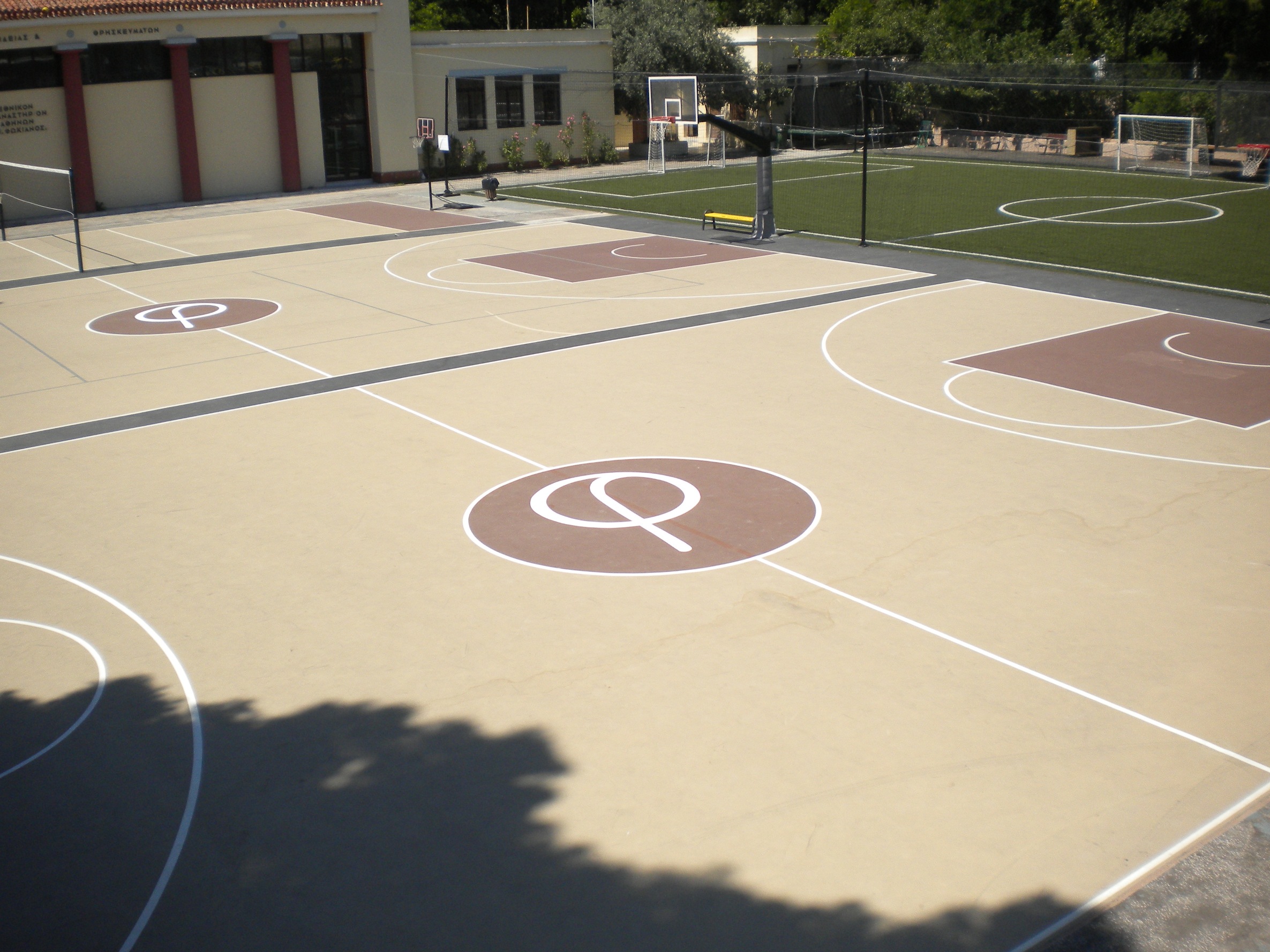 Construction of Basketball, Volleyball, 5X5 sport floorings