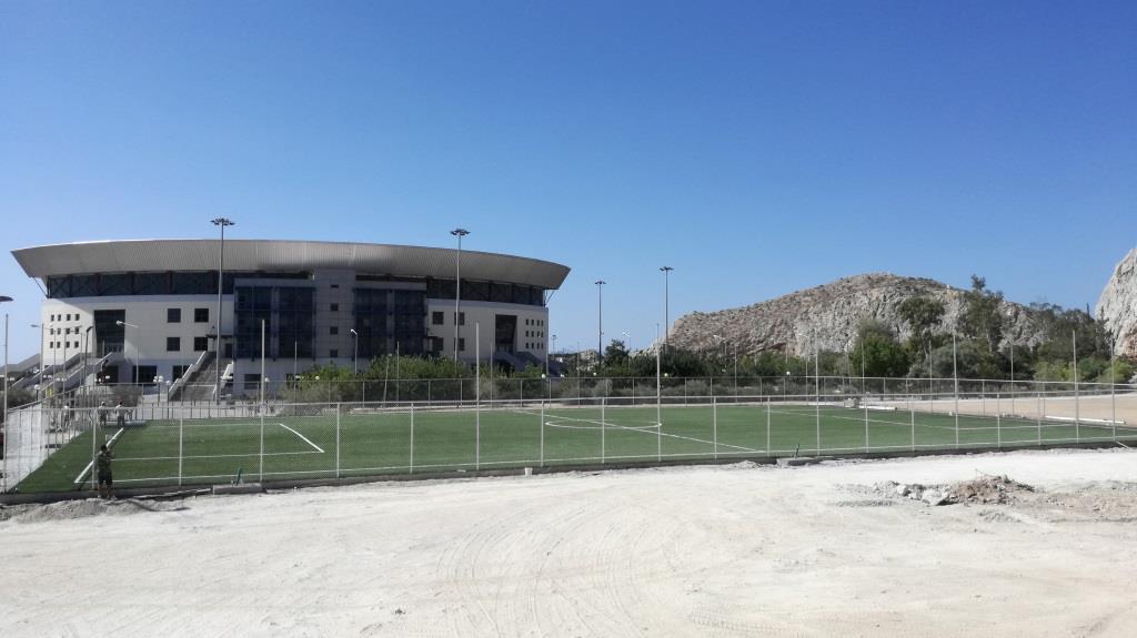 Κατασκευή γηπέδου ποδοσφαίρου στην Αθήνα 