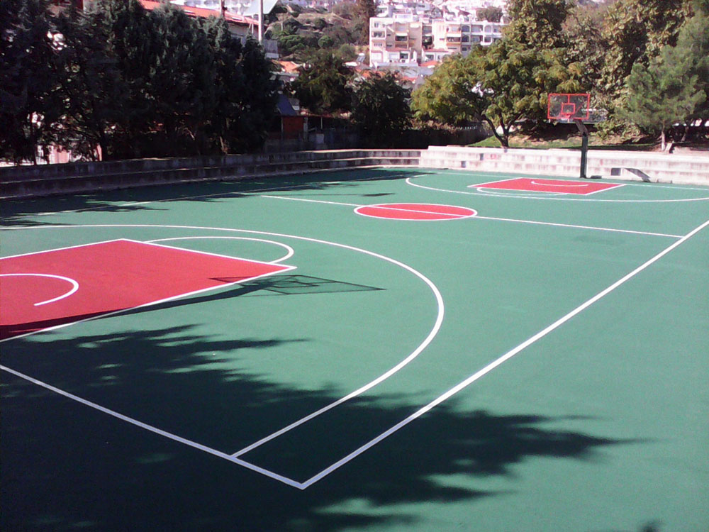 Acrylic flooring of basketball court, 2-3mm