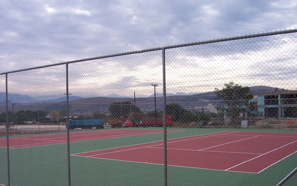 Tennis courts construction